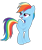 Size: 1525x1806 | Tagged: safe, artist:gmaplay, rainbow dash, pegasus, pony, g4, butt, female, mare, plot, rainbutt dash, seductive pose, simple background, solo, transparent background