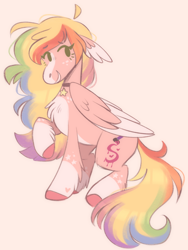 Size: 768x1024 | Tagged: safe, artist:wanderingpegasus, oc, oc only, oc:day dreamer, pegasus, pony, solo