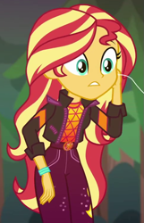 Size: 485x755 | Tagged: safe, screencap, sunset shimmer, human, equestria girls, equestria girls series, g4, sunset's backstage pass!, spoiler:eqg series (season 2), cropped, solo