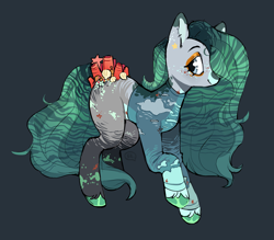 Size: 4459x3913 | Tagged: safe, artist:pandachenn, oc, earth pony, hybrid, pony, solo