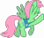 Size: 3579x3103 | Tagged: safe, artist:starryshineviolet, tropical storm, pegasus, pony, g4, my little pony: friendship is magic, season 1, winter wrap up, adorablestorm, background pony, cute, eyes closed, female, flying, high res, mare, open mouth, raised hoof, simple background, singing, solo, transparent background, vector, winter wrap up vest