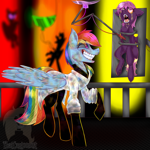 Semi Grimdark Artist Jerry May Rainbow Dash Pegasus Pony