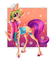 Size: 5245x6087 | Tagged: safe, artist:darkjillmlp123, sunny starscout, earth pony, pony, g5, my little pony: make your mark, my little pony: make your mark chapter 3, winter wishday, spoiler:g5, spoiler:winter wishday, absurd resolution, eyebrows, eyebrows visible through hair, female, looking at you, mane stripe sunny, mare, open mouth, open smile, raised hoof, simple background, slender, smiling, smiling at you, solo, thin, thin legs, transparent background, unshorn fetlocks
