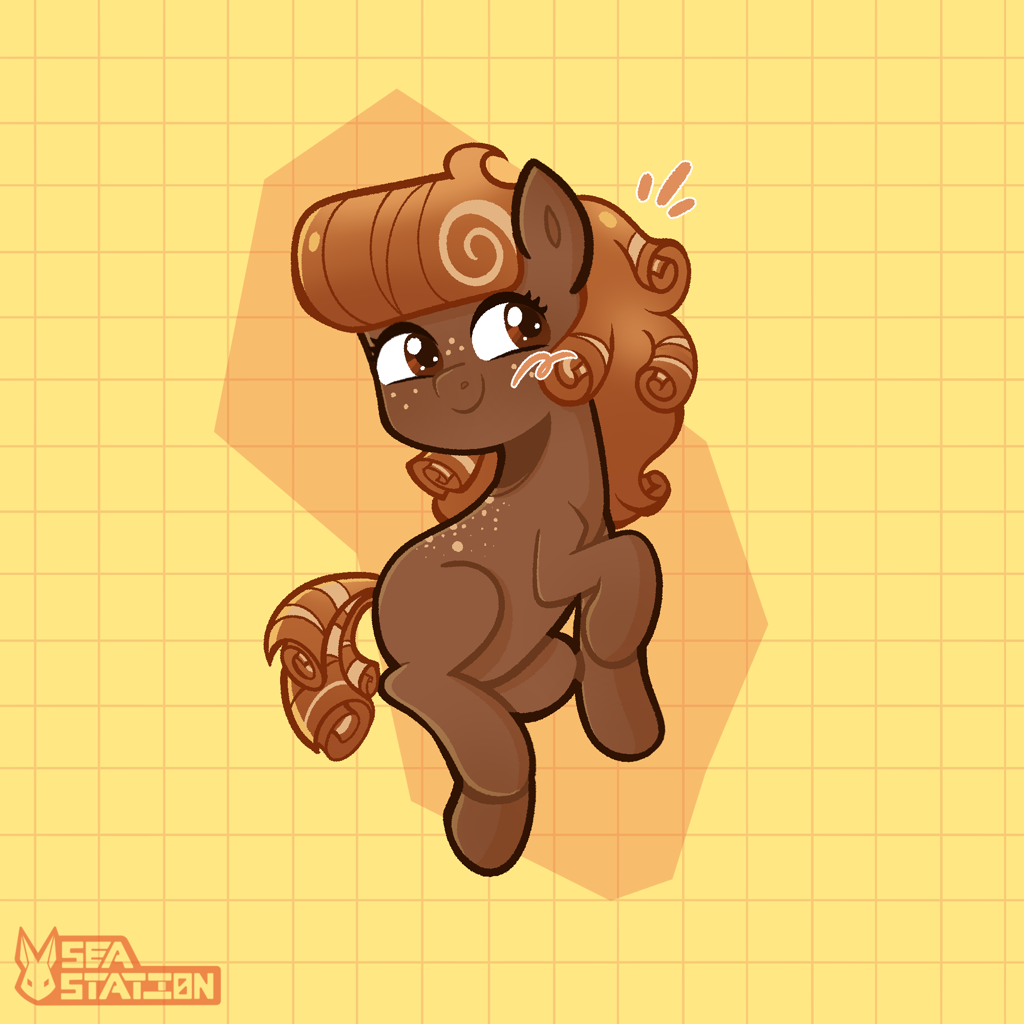 2998612 Safe Artist Seasemissary Oc Oc Pumpkin Roll Earth Pony