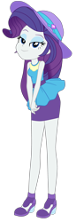 Size: 1500x4345 | Tagged: safe, artist:gmaplay, rarity, human, equestria girls, g4, my little pony equestria girls: better together, hat, rarity peplum dress, simple background, solo, transparent background