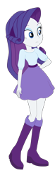 Size: 1700x5419 | Tagged: safe, artist:gmaplay, rarity, human, equestria girls, equestria girls specials, g4, my little pony equestria girls: better together, my little pony equestria girls: movie magic, clothes, purple skirt, simple background, skirt, solo, transparent background