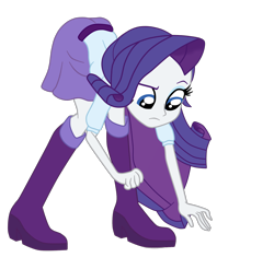 Size: 1900x1870 | Tagged: safe, artist:gmaplay, rarity, human, equestria girls, g4, my little pony equestria girls, ass, ass up, butt, face down ass up, simple background, solo, transparent background