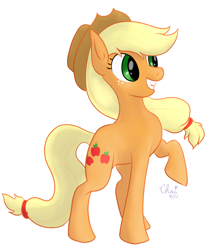 Size: 2323x2782 | Tagged: safe, artist:spicychaidoesart, applejack, earth pony, pony, g4, cowboy hat, female, hat, high res, mare, simple background, solo, stetson, transparent background