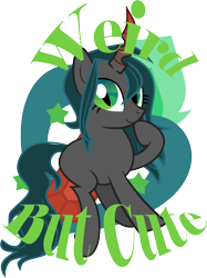 Size: 6844x9162 | Tagged: safe, artist:shootingstarsentry, oc, oc only, oc:nightshade (digimonlover101), changepony, hybrid, absurd resolution, interspecies offspring, offspring, parent:king sombra, parent:queen chrysalis, parents:chrysombra, simple background, solo, transparent background
