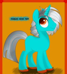 Size: 810x900 | Tagged: safe, oc, oc only, pony, adult blank flank, blank flank, male, orange background, simple background, solo, stallion