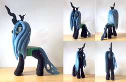 Size: 3082x2027 | Tagged: safe, artist:azdaracylius, queen chrysalis, changeling, changeling queen, g4, high res, irl, photo, plushie, solo