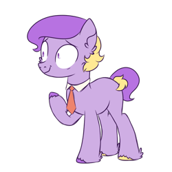 Size: 900x900 | Tagged: safe, artist:fuckomcfuck, oc, oc only, oc:friend, earth pony, pony, necktie, nervous, simple background, solo, transparent background