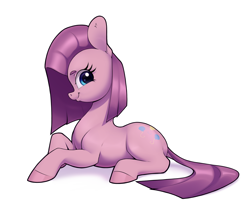 Size: 3020x2575 | Tagged: safe, artist:aquaticvibes, pinkie pie, earth pony, pony, g4, cute, cuteamena, female, high res, looking at you, mare, pinkamena diane pie, simple background, smiling, solo, white background