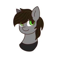 Size: 1200x1200 | Tagged: safe, artist:foxx_grey_art, oc, pegasus, pony, bust, green eyes, simple background, white background