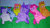 Size: 1196x668 | Tagged: safe, artist:dex stewart, applejack, fluttershy, pinkie pie, rainbow dash, rarity, twilight sparkle, earth pony, pegasus, pony, unicorn, g4, applefat, fat, fattershy, mane six, pudgy pie, rainblob dash, raritubby, traditional art, twilard sparkle