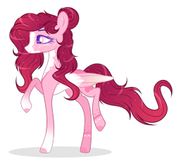 Size: 1644x1539 | Tagged: safe, artist:existencecosmos188, oc, oc only, pegasus, pony, eyelashes, female, mare, pale belly, pegasus oc, raised hoof, simple background, slender, solo, thin, thin legs, transparent background, wings