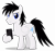 Size: 4220x3948 | Tagged: safe, artist:shane-park, oc, oc only, oc:shane park, pegasus, pony, 2023 community collab, derpibooru community collaboration, blue eyes, folded wings, high res, looking at you, male, phone, simple background, smiling, solo, stallion, transparent background, wings