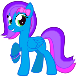 Size: 1200x1200 | Tagged: safe, artist:the smiling pony, oc, oc only, oc:azure acrylic, pegasus, pony, g4, .svg available, bracelet, jewelry, looking at you, simple background, smiling, solo, svg, transparent background, vector