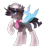 Size: 800x867 | Tagged: safe, artist:zlatavector, oc, oc only, oc:rosie clockwork, changeling, pony, 2023 community collab, derpibooru community collaboration, blue eyes, changeling oc, clothes, commission, femboy, glasses, hat, holeless, male, mouth hold, neckerchief, scarf, seductive, simple background, slender, socks, solo, sparkling wings, thigh highs, thin, transparent background, wings