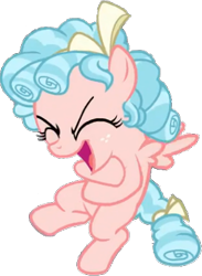 Size: 295x404 | Tagged: safe, edit, edited screencap, editor:pascalmulokozi2, screencap, cozy glow, pegasus, pony, g4, school raze, background removed, belly, evil laugh, eyes closed, female, filly, flying, foal, hooves on belly, laughing, not a vector, open mouth, simple background, solo, transparent background