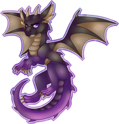 Size: 1901x1988 | Tagged: safe, artist:chvrchgrim, oc, oc only, oc:coal, dragon, claws, dragon wings, flying, horn, horns, male, non-pony oc, purple eyes, simple background, smiling, smirk, solo, spread wings, transparent background, wings