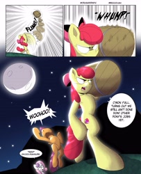 Size: 3000x3700 | Tagged: safe, artist:begoliah, apple bloom, scootaloo, sweetie belle, earth pony, pegasus, pony, unicorn, comic:crusaders, g4, bipedal, comic, cutie mark crusaders, female, high res, trio