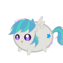 Size: 2560x2560 | Tagged: safe, artist:lancy, oc, oc only, oc:lancy, pegasus, pony, chibi, full body, high res, pegasus oc, simple background, solo, standing, white background