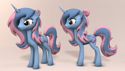 Size: 1920x1080 | Tagged: safe, artist:whiteskypony, oc, oc:princess sorraia, alicorn, pony, 3d, female, mare, solo