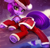 Size: 1024x974 | Tagged: safe, ai assisted, ai content, artist:xbi, oc, oc only, unnamed oc, earth pony, pony, 30 minute art challenge finished after, christmas, christmas stocking, female, freckles, hat, holiday, looking at you, mare, night, santa hat, solo, stars