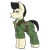 Size: 2169x2172 | Tagged: safe, artist:coatieyay, oc, oc:lancer, cigarette, clothes, high res, male, military uniform, simple background, thousand yard stare, transparent background, uniform