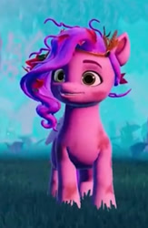 Size: 390x599 | Tagged: safe, gameloft, pipp petals, pegasus, pony, g5, my little pony: mane merge, adorapipp, cute, female, mare, messy, messy mane, solo