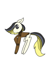 Size: 3000x4000 | Tagged: safe, artist:enperry88, oc, oc only, oc:forgial lust, earth pony, pony, 2023 community collab, derpibooru community collaboration, clothes, dark color, earth pony oc, jacket, multicolored hair, multicolored mane, raised hoof, simple background, solo, transparent background