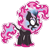 Size: 258x247 | Tagged: safe, gameloft, pinkie pie, kirin, nirik, g4, my little pony: magic princess, kirin pinkie, kirin-ified, nirik-ified, simple background, solo, species swap, transparent background