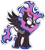 Size: 233x257 | Tagged: safe, gameloft, twilight sparkle, kirin, nirik, winged kirin, g4, my little pony: magic princess, kirin twilight, kirin-ified, nirik-ified, simple background, solo, species swap, transparent background