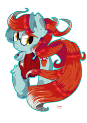 Size: 4961x7016 | Tagged: safe, artist:hisp, oc, oc only, oc:doofs, earth pony, pony, chest fluff, clothes, glasses, long hair, male, simple background, solo, torn ear, transparent background