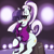 Size: 3000x3000 | Tagged: safe, artist:t72b, coloratura, earth pony, pony, g4, blushing, bracelet, clothes, countess coloratura, eyeshadow, female, high res, jacket, jewelry, light, looking back, makeup, mare, open mouth, ponytail, raised hoof, sitting, solo, speaker, stage, veil