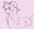 Size: 1751x1497 | Tagged: safe, artist:sleepy screen, applejack, earth pony, pony, g4, female, freckles, monochrome, sketch, smiling