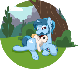 Size: 1920x1693 | Tagged: safe, artist:alexdti, oc, oc only, dog, pony, unicorn, lying down, male, prone, simple background, solo, stallion, transparent background, winged dog, wings