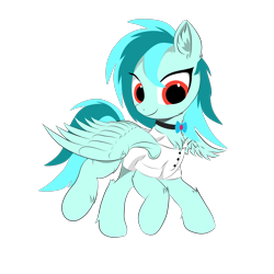 Size: 2160x2160 | Tagged: safe, alternate version, artist:edenpegasus, oc, oc only, oc:icy frost, pegasus, pony, 2023 community collab, derpibooru community collaboration, clothes, female, high res, simple background, solo, transparent background