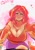 Size: 1400x2000 | Tagged: safe, artist:sozglitch, sunset shimmer, human, g4, alcohol, big breasts, breasts, busty sunset shimmer, champagne, champagne glass, cleavage, clothes, drunk, drunk bubbles, drunker shimmer, drunkset shimmer, geode of empathy, heart, humanized, jewelry, looking at you, magical geodes, nail polish, necklace, offscreen character, pov, shirt, skirt, solo focus, wine