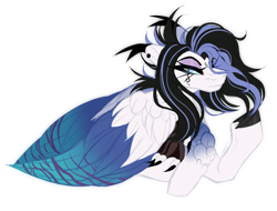 Size: 2300x1750 | Tagged: safe, artist:inspiredpixels, oc, oc only, oc:irys fly, pegasus, pony, colored wings, female, mare, simple background, solo, transparent background, two toned wings, wings