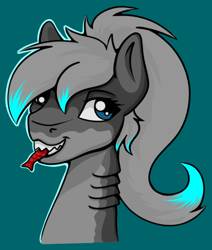 Size: 550x650 | Tagged: safe, artist:stray prey, oc, oc only, oc:lacera viscera, original species, pony, shark, shark pony, solo