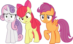 Size: 807x489 | Tagged: safe, edit, edited screencap, editor:pascalmulokozi2, screencap, apple bloom, scootaloo, sweetie belle, earth pony, pegasus, pony, unicorn, g4, growing up is hard to do, background removed, cutie mark crusaders, female, mare, not a vector, older, older apple bloom, older cmc, older scootaloo, older sweetie belle, simple background, transparent background, trio, trio female