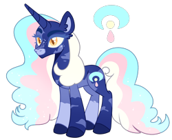 Size: 1326x1076 | Tagged: safe, artist:twilightpriincess, oc, pony, unicorn, female, magical lesbian spawn, mare, offspring, parent:nightmare moon, parent:sassy saddles, simple background, solo, transparent background