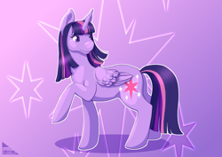 Size: 5787x4092 | Tagged: safe, artist:katarablankart, twilight sparkle, alicorn, pony, g4, female, solo, twilight sparkle (alicorn)