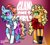 Size: 2200x2000 | Tagged: safe, artist:loverashley, applejack, rainbow dash, earth pony, pegasus, pony, g4, applejack also dresses in style, clothes, dress, female, high res, rainbow dash always dresses in style