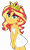 Size: 3224x5310 | Tagged: safe, artist:emeraldblast63, sunset shimmer, human, equestria girls, g4, my little pony equestria girls, absurd resolution, bare shoulders, beautiful, beautiful eyes, beautiful hair, bedroom eyes, breasts, cleavage, clothes, crown, cute, dress, eyeshadow, fall formal outfits, jewelry, lidded eyes, makeup, princess, red eyeshadow, regalia, shimmerbetes, simple background, sleeveless, solo, sparkles, strapless, strapless dress, stupid sexy sunset shimmer, transparent background