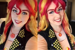 Size: 2289x1526 | Tagged: safe, artist:maddymoiselle, sunset shimmer, human, equestria girls, g4, my little pony equestria girls: better together, babscon 2019, clothes, cosplay, costume, everfree northwest 2019, irl, irl human, photo