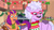 Size: 3072x1727 | Tagged: safe, screencap, grandma figgy, sunny starscout, earth pony, pony, foal food, g5, my little pony: tell your tale, spoiler:g5, spoiler:my little pony: tell your tale, spoiler:tyts01e38, duo, duo female, female, glasses, high res, mane stripe sunny, mare, open mouth, open smile, smiling, sweat, youtube link