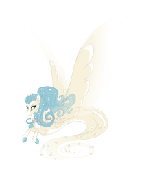 Size: 4200x4700 | Tagged: safe, artist:gigason, oc, oc only, oc:whisper breeze, windigo, absurd resolution, female, obtrusive watermark, offspring, parent:fluttershy, simple background, solo, transparent background, watermark